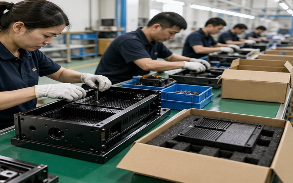 Controlled assembly and packaging of professional audio enclosures