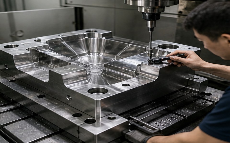 Precision injection mold fabrication and inspection